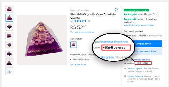 Vendas Mercado Livre 5